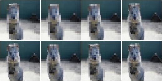 MedianPooling with unsymmetric kernel sizes