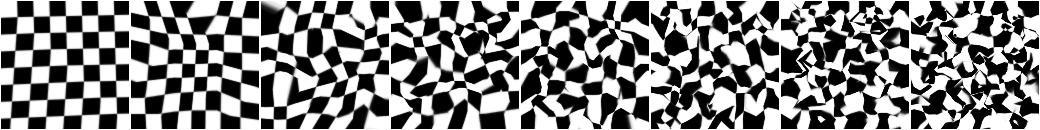 PiecewiseAffine varying grid