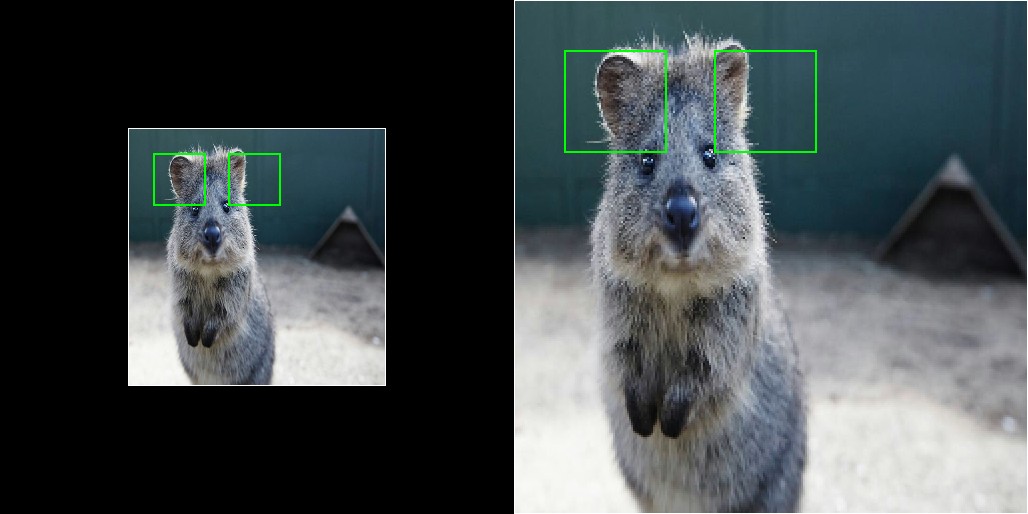 Projecting bounding boxes
