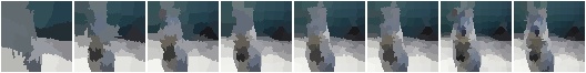 Superpixels varying n